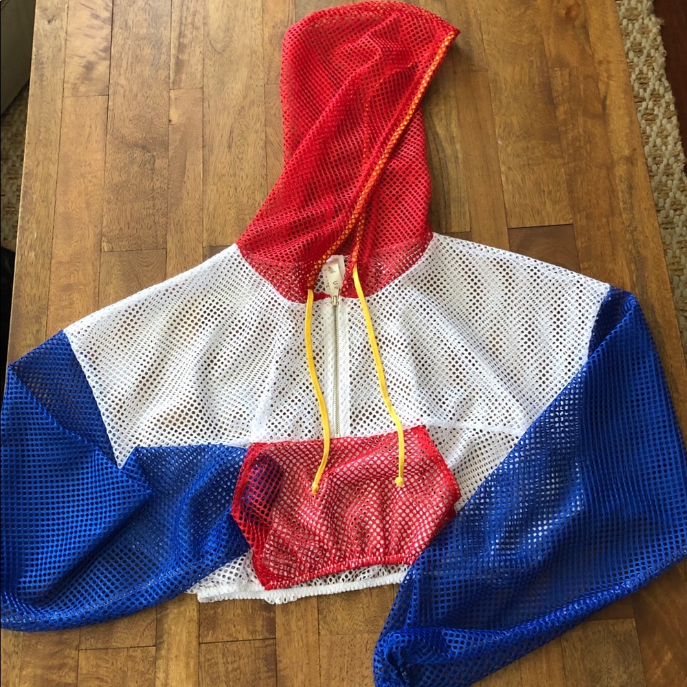 Mesh Crop Jacket